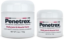 Penetrex Joint & Muscle Terapie Duo - Soothing Relief for Back, Neck, Hands, Feet & Nervi - Rub with Arnica, Vitamina B6 MSM & Boswellia - 2oz, 4oz