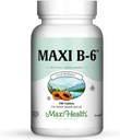 Maxi Health B-6 - Vitamina B6-100 mg Health cardiovascular - 100 comprimate - Kosher (100 Număr)