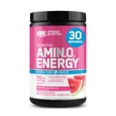 Optimum Nutrition Amino Energy Powder Plus Focus, cu BCAA, Electroliti, si Cafeina, Pepene verde, 30 Serviri (Packing May Vary)