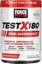 Force FACTOR Test X180 Pre-Workout pulbere & Suplimentul energetic, Boost Focus & Endurance, Constructii musculare & Putere, Nitric Oxid Supliment cu Ashwagandaha & L-Citrulline, Punch de fructe, 30 Serviri