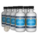 Carbonat de calciu / 1,5 lire sterline / 8 Sticle / 97,55% Pure Food Grad/Fine pulbere