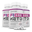 (3 ambalaj) F1 Keto pastile 1275MG Formula nouă și îmbunătățită conține cidru de mere Oțet extra Virgin ulei de măsline pulbere verde frunze de ceai 180 capsule