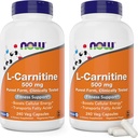 ACUM alimente L-Carnitina 500 mg, 240 Veg Caps (Pachet de 2)