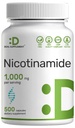 Vitamina B3 Nicotinamida 1000 mg per servire 
