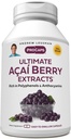 ANDREW LESSMAN Ultimate Açai Berry extrage 60 capsule - Livrează componente standardizate, anti-oxidante bogate, benefice Acai Berry. Blend de înaltă calitate. Compusuri de protecție. Fără aditivi