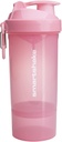 Smartshake O2GO O sticlă de agitator de proteine din plastic 800 ml 