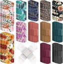 180 buc Tesatura flexibila Bandaje adezive vrac Bandaje asortate Floral Breathable Bandaj tesatura cu pad non Stick, Protectie flexibila Rana de îngrijire pentru femei Tăieturi primul ajutor, 12 stiluri