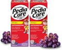 Durere rapidă pentru copii Relieiver / Copii Reductor febra cu Acetaminofen Suspensie orală, Vârstele 2-11, Zero Alcool sau Aspirină sau Ibuprofen, Aroma de struguri, 4 fl oz (2 ambalaj)