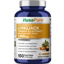 NusaPure Longjack Tongkat Ali 260.000 mg 150 Veggie Caps (Non-GMO, Gluten Free) Bioperine