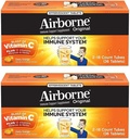Aeropurtate Zesty Orange Efervescent Tablets Vitamina C 1000mg x 36 Counts (2 ambalaj)