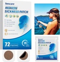 Patch-uri de boală mișcare, patch-uri de boală de mare pentru Cruise, non-Drowsy, Car/Ships/Avion / Parc de amuzament de ajutor medical, de călătorie esențiale pentru copii și adulți (72 Conte)