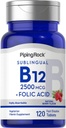 Piping Rock Vitamina B12 Sublingual 