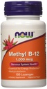 Metil B-12, 1000mcg, 100 Loz de Now Foods (Pachet de 2)
