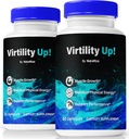 (2 ambalaj) Virtility Up pastile, Virtility Up oficial pentru bărbați, susține energie, rezistență și performanță, tot sprijinul natural pentru general bine-being, Review capsule de sex masculin, Formula premium (120 capsule)