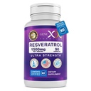 Genex Formulas Resveratrol 1500 mg Supliment pentru imbatranire sanatoasa 