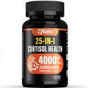 Cortizol Health Supplement, 25-in-1 Cortizol Reductor pentru femei si barbati, Cortisol Suplimente pentru cu Ashwagandha, Rhodiola Rosea, L-Theanină, 7 capsule