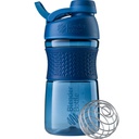 BlenderBottle SportMixer Shakeer Sticla Perfect pentru Shake-uri de proteine și Pre Workout, 20-Ounce, Navy