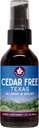 WishGarden Herbs Cedar-Free Texas Alergia & Sinus - Plant-Based Alergia Herbal Relief pentru adulți, ajută Soothe Cedar Fever Simptomele, Zone 5 Alergie Formula, Texas Cedar Fever Alergia Relief picături, 2oz