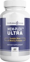Mem-Plex Ultra, Supliment de suport de memorie naturală cu fosfatidil Serine, Bacopa Monniera Extract și neurofactor Extract de fructe de cafea întreg, 60 capsule