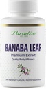 Paradise Herbs, Banaba Leaf, 12:1 Extract concentrat, 250 mg, Vegan, gluten-free, non-GMO, 180 capsule