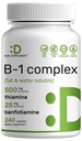 DEAL SUPLLEMENT Vitamina B1 500 mg cu benfotiamină, 240 capsule 