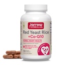 Jarrow Formulas Red Yeast Rice 1200 mg & Co-Q10 100 mg Per Serving - 120 Veggie Caps - 60 Servings - Herbal Heart Health Supplement Dietary - Sustine Cardiovascular & Heart Health - Vegan