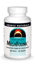 Surse naturale MegaFolinic 800mcg - 60 comprimate