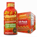 Vitamina Energie Focus+ Extra Putere Energie Shot Infuzie Tropicală 48 Pack, 260mg Cafeina Naturală, B-Vitamina, CoQ10, Amino Acidi, Focus, Productivitate & Claritate, Zero Zahăr, Gluten-Free, 1.93 fl oz