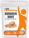 BulkSupplements.com Brodock Root Extract pulbere - Budock Root Supplement, Brodock Root Powder - Herbal Supplement, Gluten Free, 1000 mg per Serving, 5kg (11 lbs) (Pachet de 5)