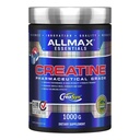 ALLMAX Essentials CREATINE - 1000 g pulbere - Îmbunătățește intensitatea performanței și de formare - Vegan & Gluten gratuit - 200 Servings