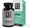 Keto Exogene Baza Ketones Suplimentul BHB (60 capsule) - Ketogenic Diet Support Greutate Management, Energie & Focus - Ketosis Beta-Hidroxibutirat cu (100 buc) Keto benzi Bundle