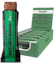 Barebells Proteine Baruri Hazelnut & Nougat - 12 Conte, 1.9oz Baruri - Snack-uri de proteine cu 20g de proteine mari - baton de proteine de ciocolată cu 1g de zahăr total - Pe Go Proteine Snack & Breakfast Baruri