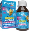 Beelife Bee Propolis Cough Syrup Kids- Triple-Action - Natural Syrup, Brazilian Green Propolis, Zinc, Bromelain, Vitamina C- Suport Imunity & Recovery - din Brazilia, Tutti Fruit Flavor, 150 ml