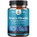 Nootropic Brain Supplement for Memory and Focus Support - Vitamine pentru Suport Mental & Clarity cu Bacopa Monnieri, VIT A, B6, Riboflavin, Niacin, Tiamin & Folate - Complex cognitiv - 60 Conte