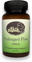 Silkie Prelungit Flow Supliment - Suport de echilibru hormonal, Scade & Regulamente Ciclu menstrual, Flash-uri fierbinți și transpirații de noapte Relief, 300 Conte