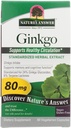Răspunsul naturii: Ginkgo Leaf Capsule vegetariane, 60-conte