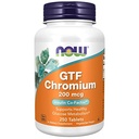 ACUM Alimente Suplimente, GTF (factor de toleranţă la glucoză) Crom 200 mcg, Insulină Co-factor*, 250 comprimate