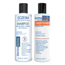 Eczema Shampoo & Balsam (Combo Pack) - Flare Control Scalp & fulg Relief Terapia care protejează, moisturizes, și reparații ale pielii de DermaSolve - Copii și adulți - Steroizi gratuit