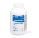 MAJOR 4 ore Alergie Tablete - Chlorfeniramină Maleat - 4 mg - Antihistamin - 1000 Conte