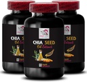 Ulei pe bază de plante - CHIA SEED OIL EXTRACT - Ulei de hidratare, Textură bogată, Îngrijirea părului, Finisaj lucios, Strălucire naturală, Beneficii Chia, Textură ușoară, hidratare pură, Ulei de corp, ulei luminos 3 Sticlă 180 Capsuri