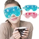 ZNÖCUETÖD Ice Mask Gel Răcire 2 Packs Rece Reutilizabil Comprese ochi Ice Pack pentru cercuri întunecate și Puffiness, Migrene, Stresss Relief