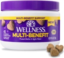 Wellness Unt de arahide & Apple arovate Chews Soft Multi-Benefit Suplimente pentru câini, 45 Conte