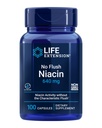 Extensie de viaţă Fără Flush Niacin, B3 pentru Heart Health, Cholesterol & Energy Support, Non-GMO, Gluten-Free, 100 capsule