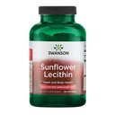 Swanson Floarea-soarelui lecitină - Suplimentul vegetal Promovarea funcţiei creierului sănătos - Formula naturală de susţinere Heart Health & Healthy Folide Balance - (90 Softgels, 1200mg Fiecare)