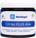 Cercuri Plus Aloe, Paraben Free Hydrogel Pads, Blister Prevenire, Răcire instant & Soothing Relief pentru Durerea Nursing, Bug Bites, Blistere, Burns minore & Chafing, 48 Pad-uri circulare