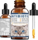 Antibiotice pentru pisici - Antibiotice Cat Naturale pentru Alergie Mâncărime de relief, Boosting imunitar - Antibiotice pentru stimularea imună, Infecții ale tractului urinar - Vitamine suplimentare pentru Cat și câine, 2 fl oz