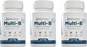 Benfotiamină Multi-B Neuropatie suport Formula 150mg 120 capsule gelatinoase per flacon - Ambalaj cu 3 flacoane