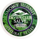 Snowy Summit Alaska Devil's Club Lavender Salve - Handmade Skin Care Ointment with Lavender - Natural Muscle Rub with Premium, Responsabil Sourced Plant Materials - Made in USA - 2 oz