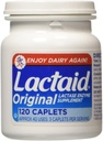 Lactaid Original Putere Lactase Enzyme Supliment, Caplete - 120 ea