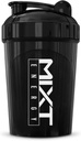 MIXT Energy Shaker Bottle, 16 OZ. Sticla Shaker, BPA Tehnologie de amestecare liberă și liberă (16 oz, negru)